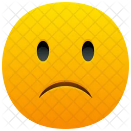 Slightly Frowning Face Emoji Icon