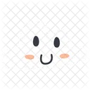 Slightly Smile Face Cute Cloud Slightly Cute Cloud Icon