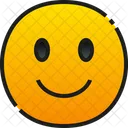 Slightly Smiling Face  Icon