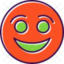 Smiling Face Beaming Eyes Icon