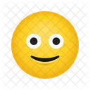 Slightly Smiling Face Face Emoticon Icon