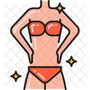 Slim Girl Bikini Bra Icon