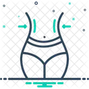 Slimming Weight Loss Waistline Icon