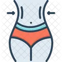 Slimming Weight Loss Waistline Icon