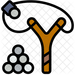 Slingshot, Angry, Bird, Game, Forest, Wildlife, Outdoor Icon png