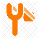 Rubber Shoot Simple Icon