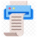 Slip Machine Paper Icon