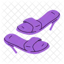 Slip On Fashion Footwear Icon