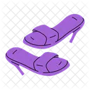 Slip On Fashion Footwear Icon