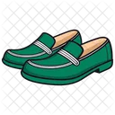 Slip-On Shoes green  Shoes  Icon