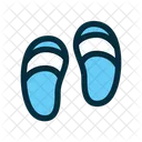 Footwear Pair Slippers Icon