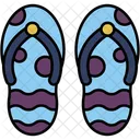 Slipper Flip Flops Footwear Icon