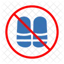 Slipper Not Allowed  Icon