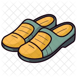 Slipper Yellow Shoes  Icon