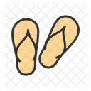 Slippers Flip Flops Footwear Icon