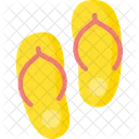Slippers Summer Season Icon