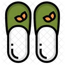 Slippers Flip Flops Shoes Icon