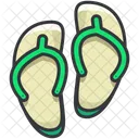 Slippers Flipflop Icon