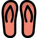 Slippers Footwear Flip Icon