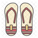 Slippers Flipflop Sandals Icon