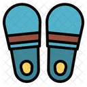 Slippers Footwear Sandals Icon