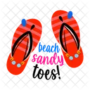 Flip Flops Slippers Footwear Icon