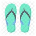 Slippers Footwear Sandals Icon