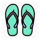 Slippers Footwear Sandals Icon