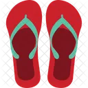 Slippers Footwear Sandals Icon