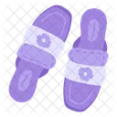 Slippers Footwear Shoes Icon