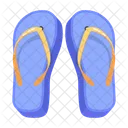 Slippers Beach Slippers Flip Flops Icon