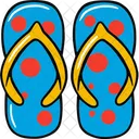 Slippers Footwear Sandals Icon