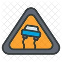 Caution Traffic Warning Icon