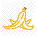 Slippery Banana Peeled Banana Peel Banana Icon