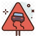 Slippery Road  Icon