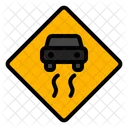 Slippery road  Icon