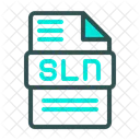 Sln Raw Signed Linear Pcm Audio Format File Icon