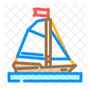 Sloop Ancient Ship Icon