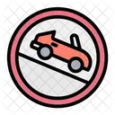 Slope Road Sign Traffic Sign Icon