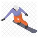 Slopestyle Snowboarding Snowboarding Ice Skates Icon