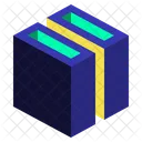 Slot Geometric Cube Icon