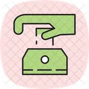 Slot de pagamento em dinheiro  Ícone
