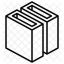 Slot Hollow Cut Icon