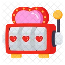 Slot Machine Valentines Day Icon