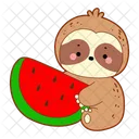 Sloth Animal Summer Icon