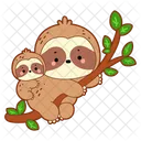 Sloth Animal Summer Icon