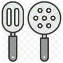 Slotted Spatula Cooking Tools Kitchen Utensils Icon