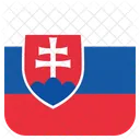 スロバキアの国旗 アイコン