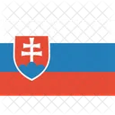 スロバキア、国旗、世界 アイコン