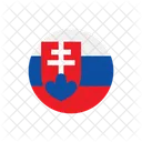 Slovakia Country Flag Flag Icône